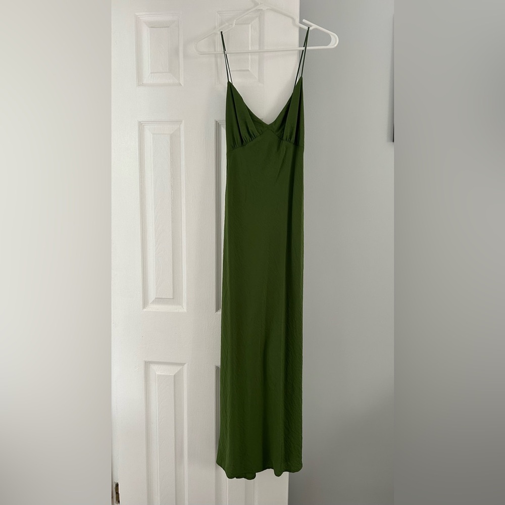 Madewell Green Maxi Dress